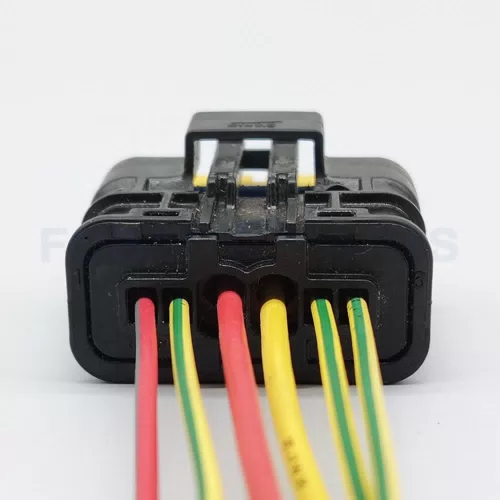 CT6-0043M-4 Connector Wire 6pin Female for Nissan Sunny Rear Tail Light Plug for Renault Clio 2005-2011 - image 3