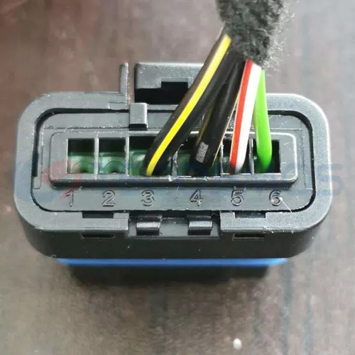 Car Connector For Peugeot gasoline pump plug with 4 wires and 6 pins CT6-0043M-5 - image 3