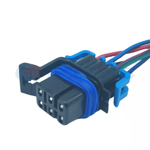 Chevrolet 6-Pin Female CT6-0119M-1 IP66 Waterproof Shell Harness Connector Automotive Fuel Pump Sensor Copper Wire... - image 4