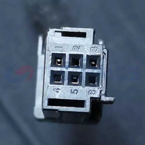 Car Connector For Peugeot For BMW rearview mirror black 6pin CT6-0134G