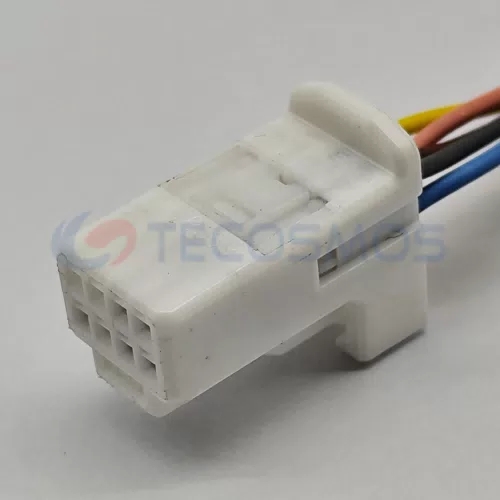 Waterproof Wire Connector Glass Lift Rearview Mirror Plug for Nissan 8 Pin Female CT8-0030M - image 2
