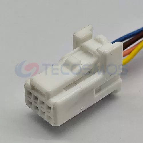 Waterproof Wire Connector Glass Lift Rearview Mirror Plug for Nissan 8 Pin Female CT8-0030M - image 3