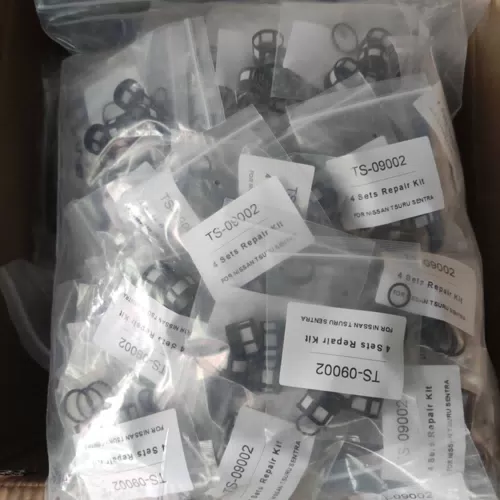 09002 Fuel Injectors Kit Oring Rubber Silicone Food Grade for Nissan JS50-1 16600-73C90 - image 3