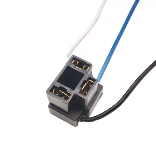 Vehicle Connector Plug H4 Socket Ceramic 3 Pin Plug Fuse Holder Headlamp