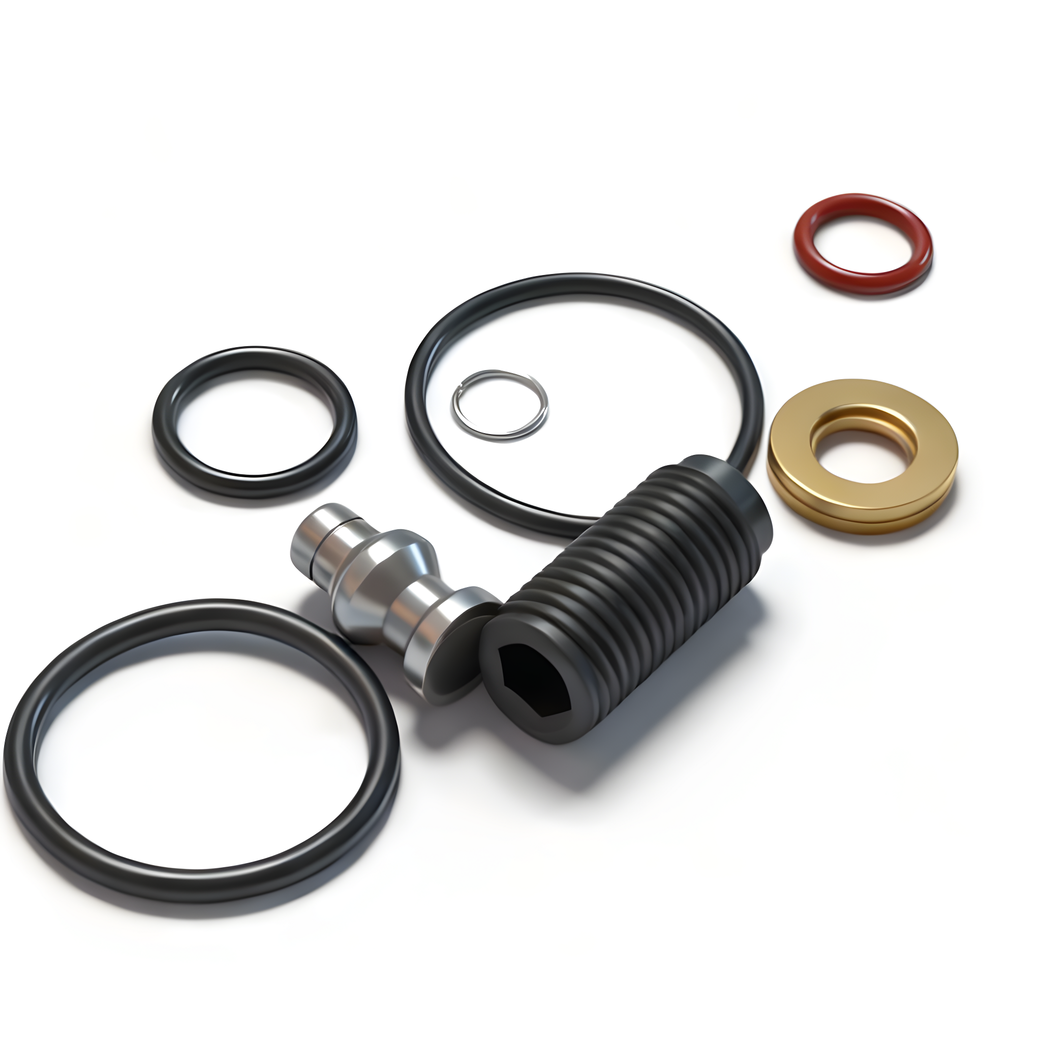 Fuel Injector Seal Kit Injection Nozzle Sealing Bosch 038198051C for VW Golf 