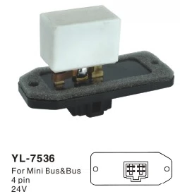 Blower Motor Resistor  For  Mini bus 24V
